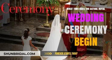 Royal Wedding Ceremony Start Time: When Does the Magic Begin?