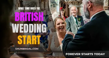 The Start Time of British Weddings