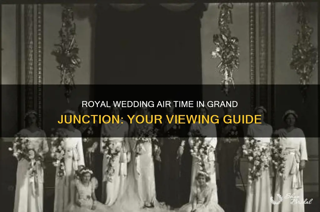 what time does the royal wedding air in grand junciton