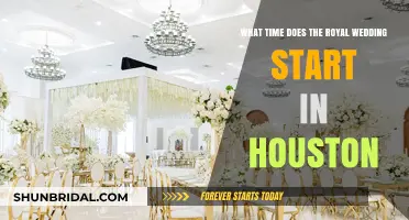 Houston's Royal Wedding Start Time: A Guide for Enthusiasts