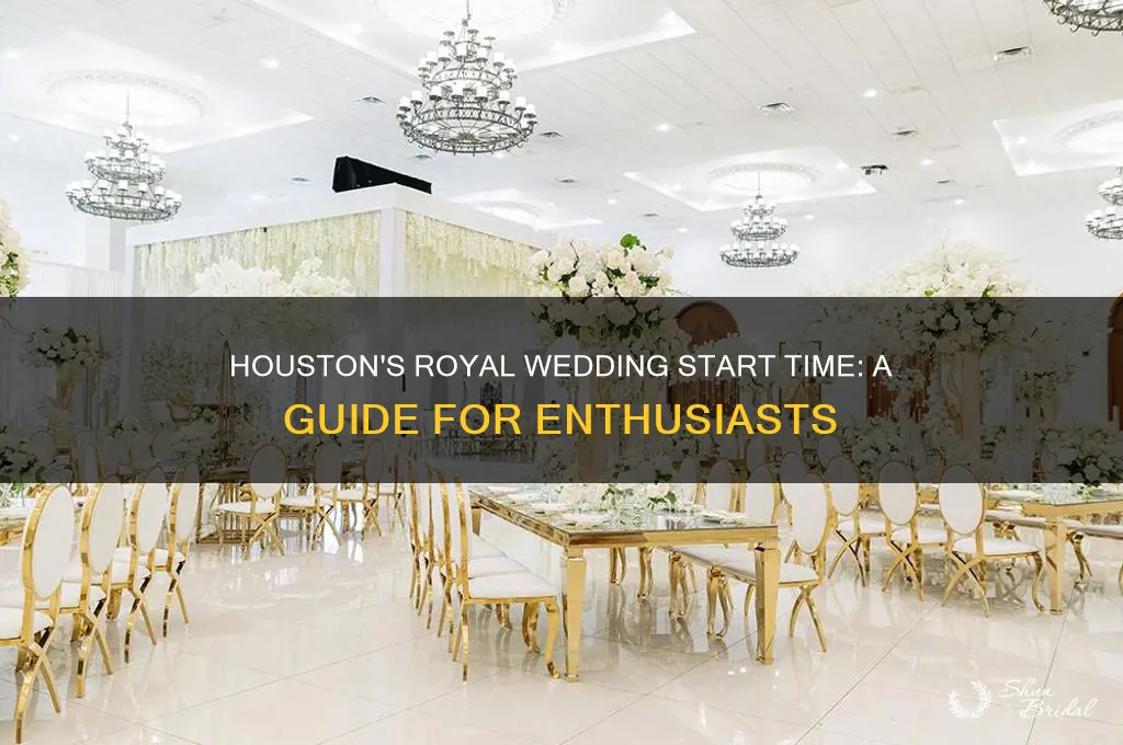 what time does the royal wedding start in houston