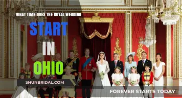 Royal Wedding Start Time in Ohio: Your Viewing Guide