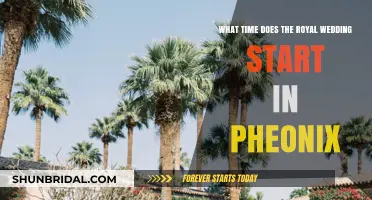 Royal Wedding Start Time in Phoenix: Your Viewing Guide