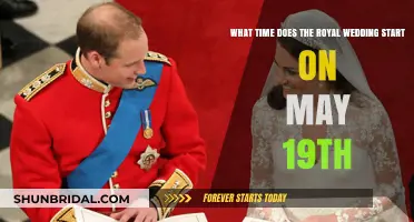 Royal Wedding Schedule: May 19th Start Time Revealed
