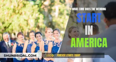 The Wedding Hour: American Nuptials Timings Explored
