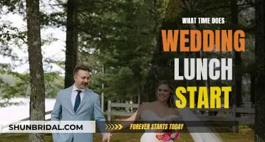 Planning Your Wedding Lunch: Timing is Everything