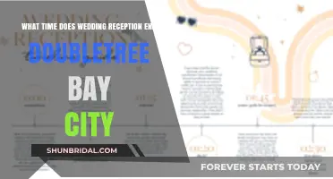 Wedding Reception Timings at DoubleTree Bay City