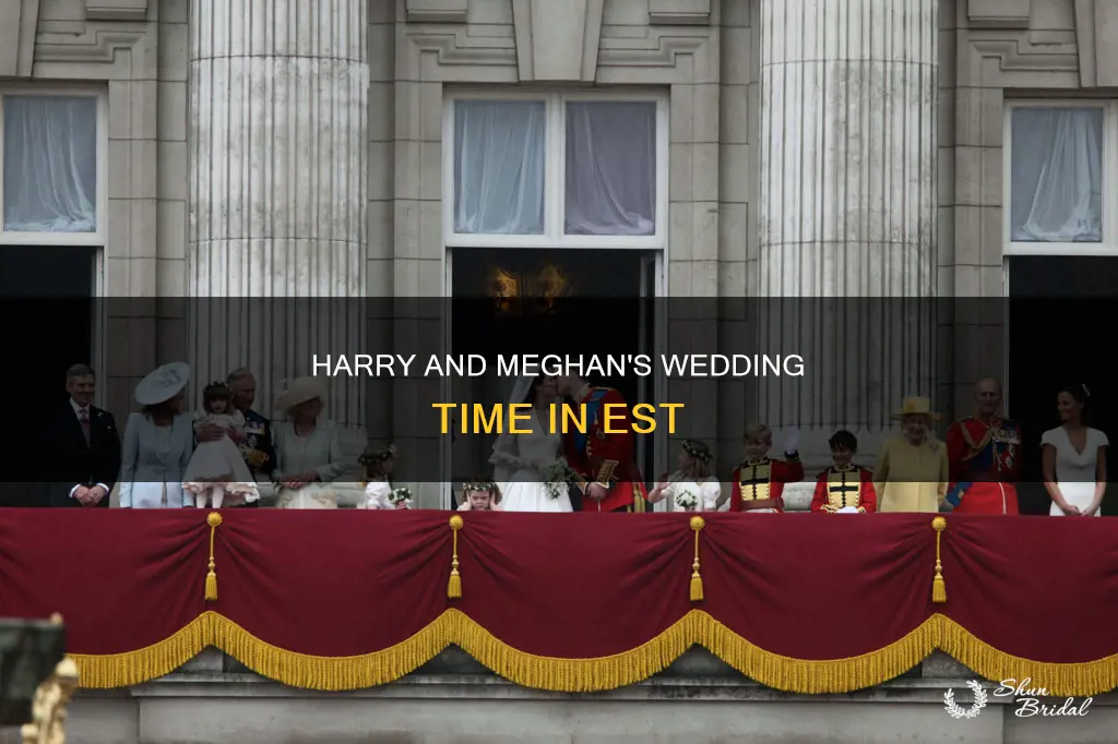 what time est is harry and megan