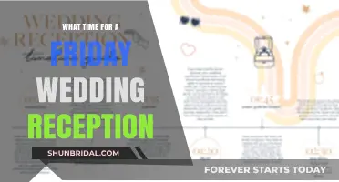 Friday Wedding Reception: What Time Should You Start?