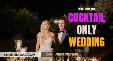 Cocktail Wedding Timings: When to Say 'Cheers