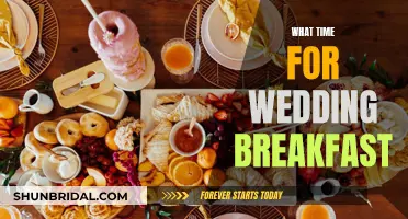 Timing Your Wedding Breakfast: A Guide to Getting It Right