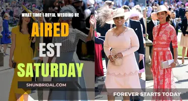 Royal Wedding Air Time: Saturday's EST Broadcast Schedule Revealed