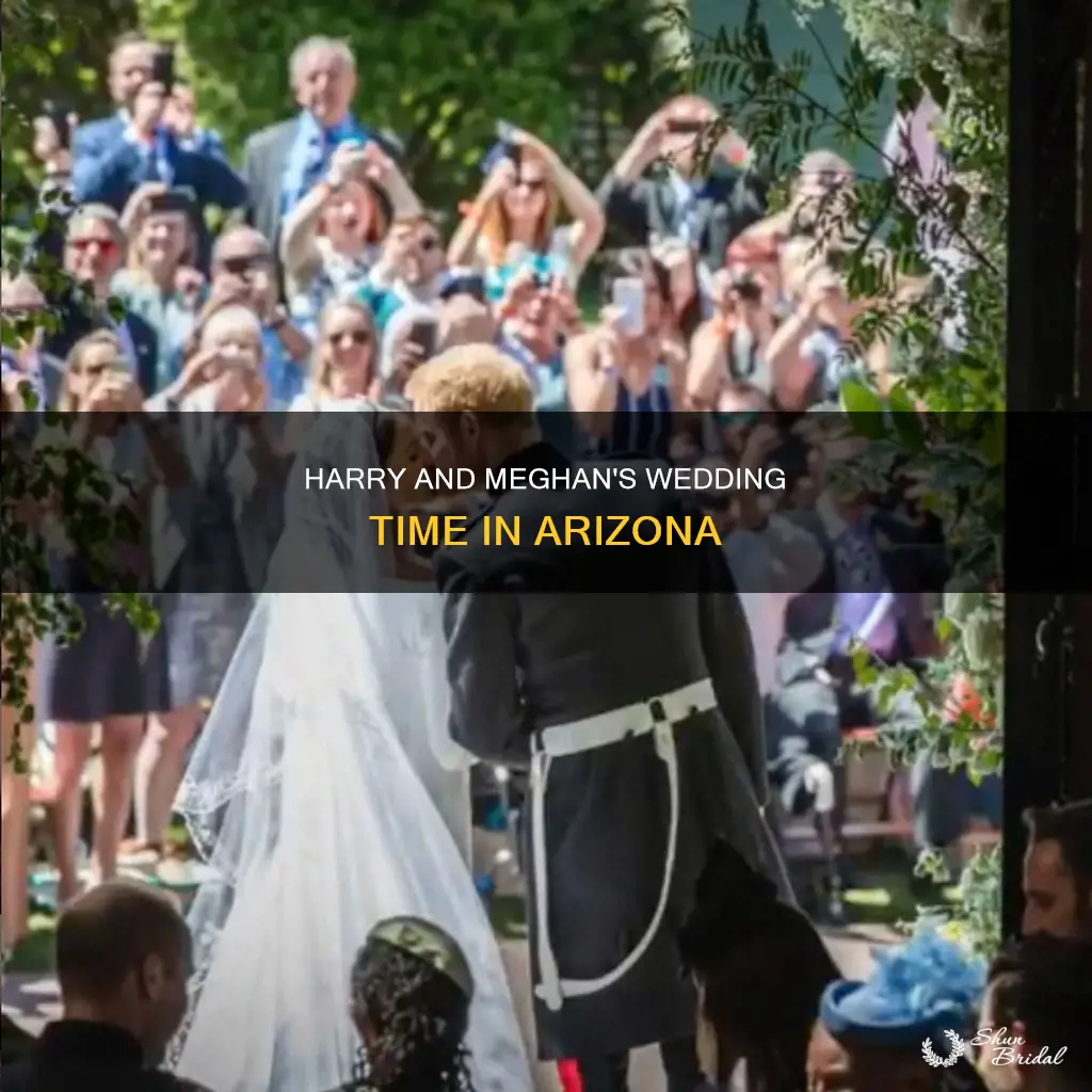 what time in az is prince harry wedding