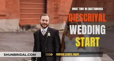 Chattanooga Wedding Start Times: When Do Nuptials Commence?
