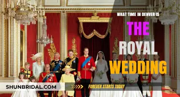 Denver Time for the Royal Wedding: When to Tune In