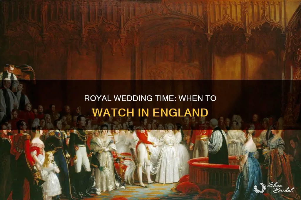 what time in enhland is thr royal wedding