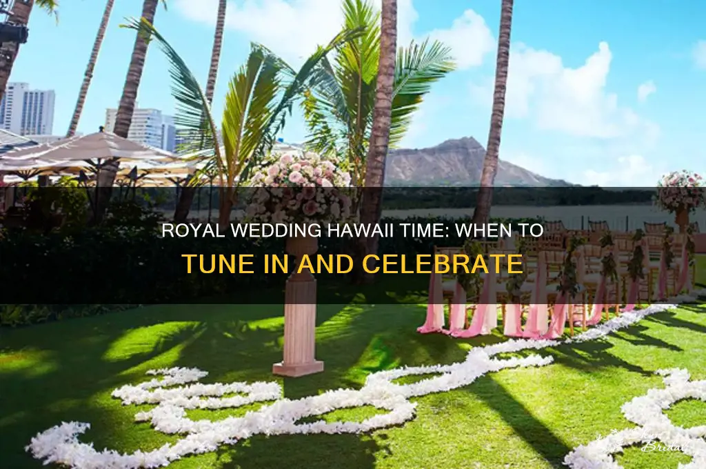what time in hawaii is the royal wedding