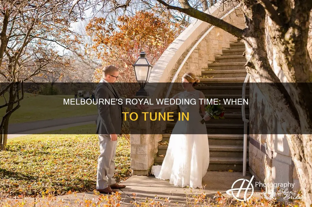 what time in melbourne is royal wedding