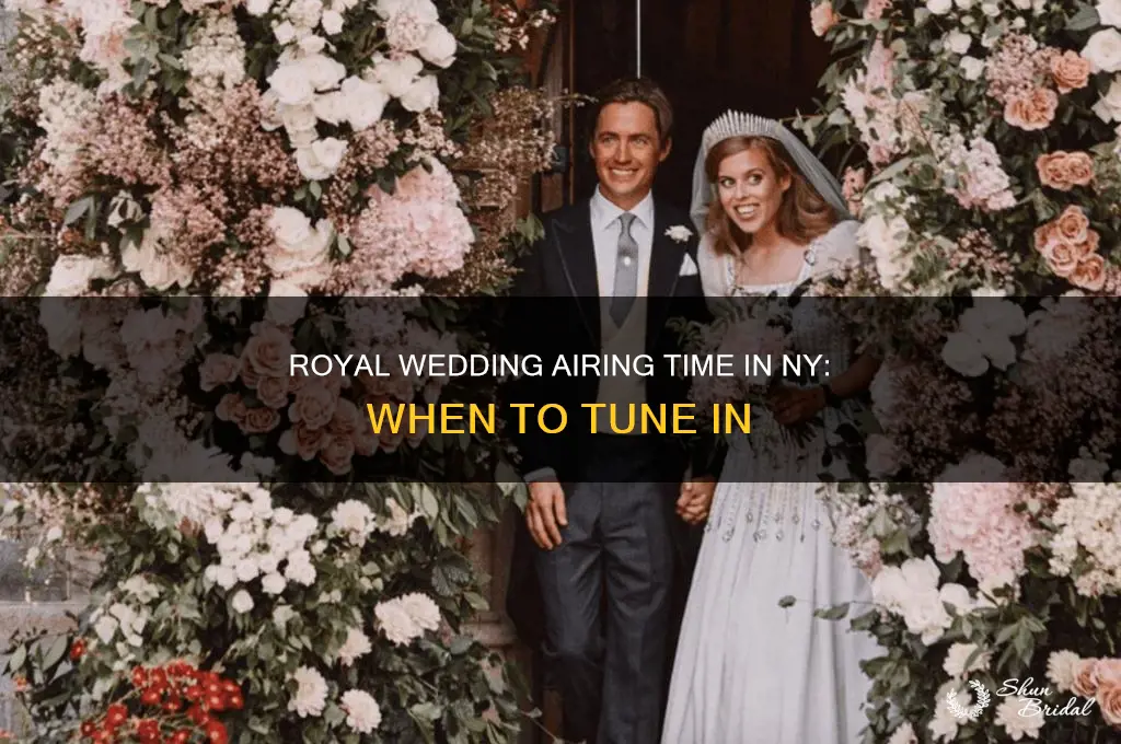 what time in ny is royal wedding airing