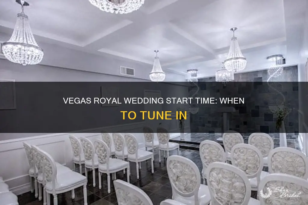 what time in vegas doea the royal wedding start