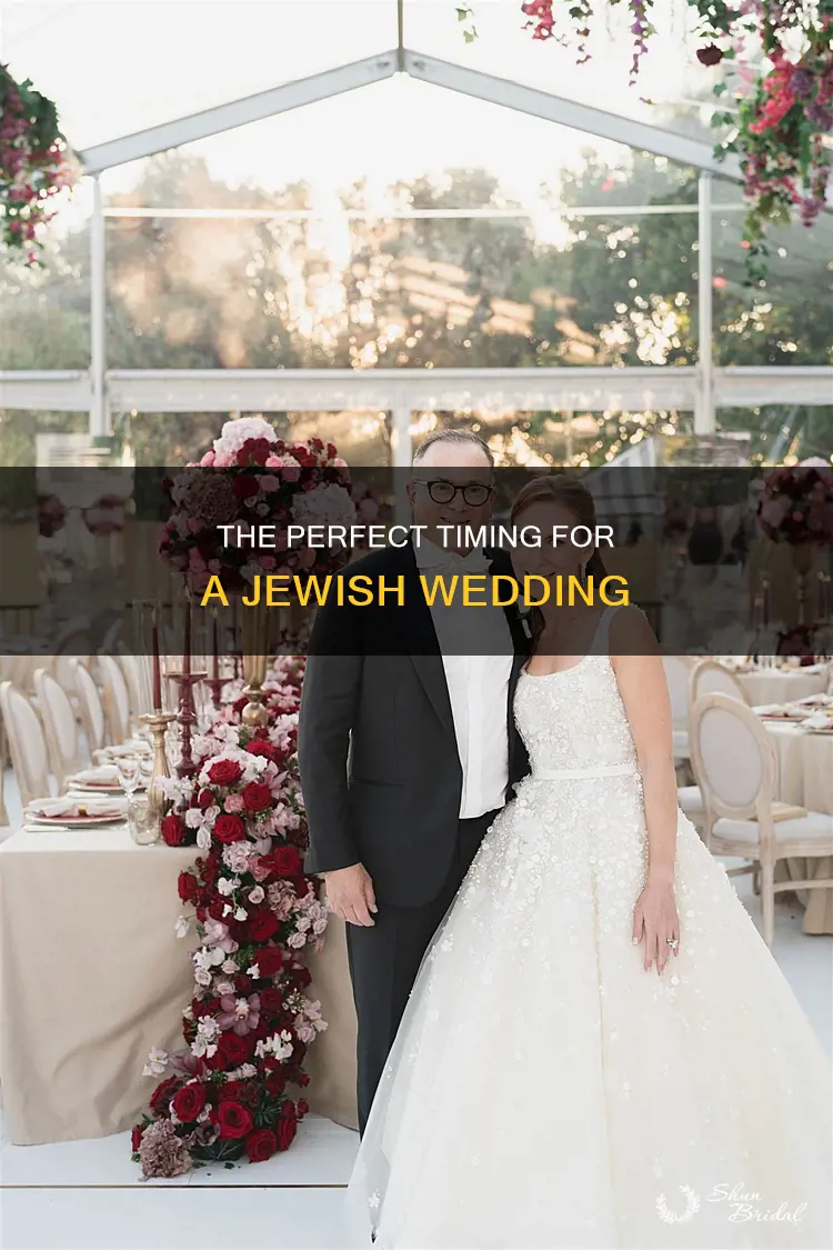what time is a jewish wedding
