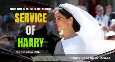 Harry's Wedding Service: Time and Details Revealed