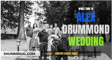 Alex Drummond's Wedding: Timing and Details Revealed