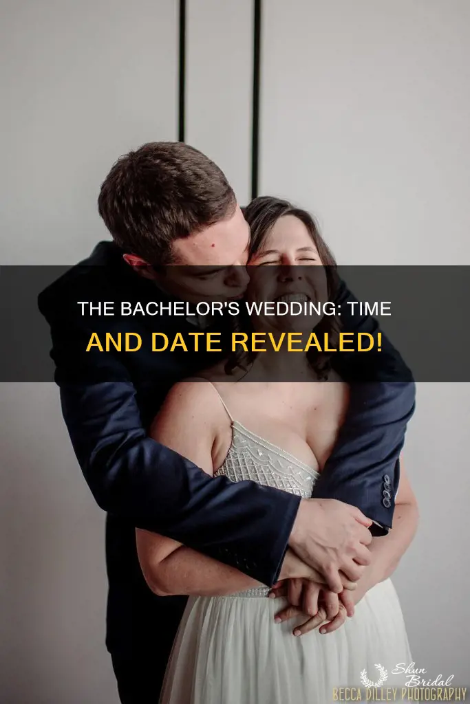 what time is bachelor wedding