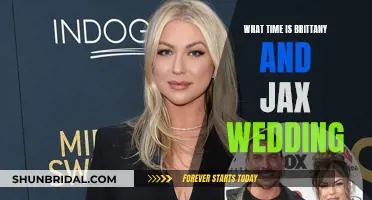 Jax and Brittany's Wedding: Time and Details Revealed