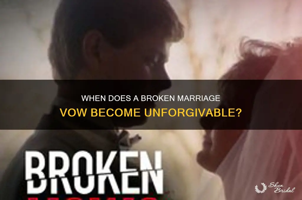 what time is broken marriage vow