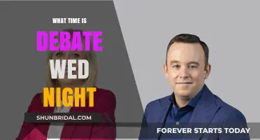 Wednesday Night Debate Schedule: What Time to Tune In?