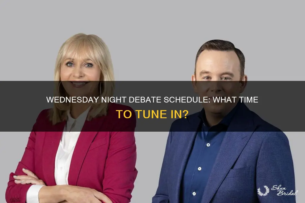 what time is debate wed night