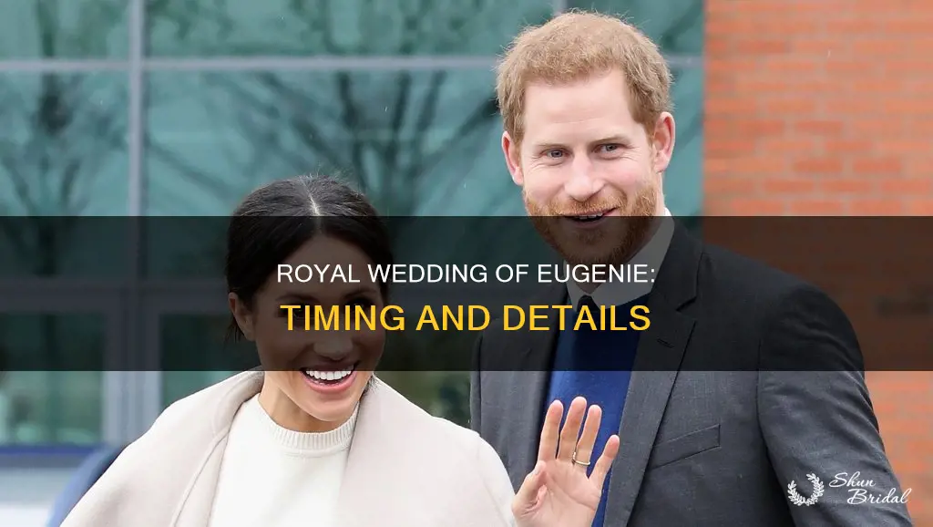 what time is eugenie wedding