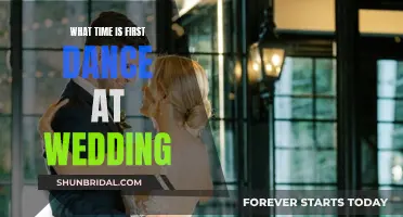 The Perfect Time for Your Wedding's First Dance