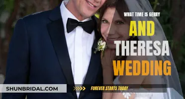Gerry and Theresa's Wedding: Timing and Details Revealed