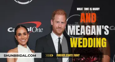 Harry and Meghan's Wedding Time Revealed