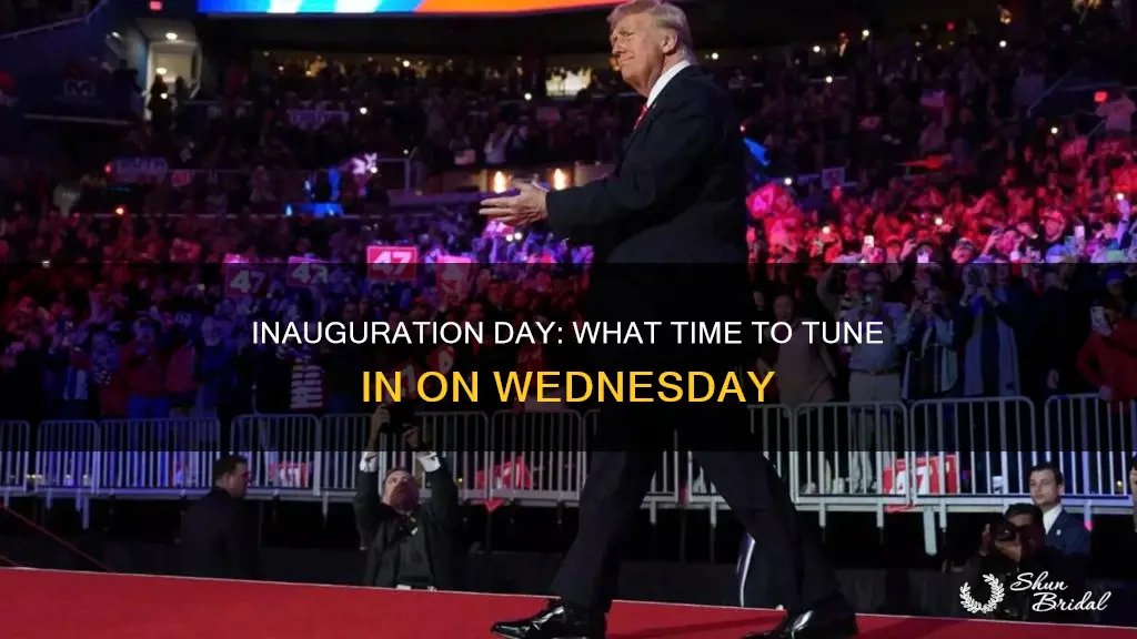 what time is inauguration on wed