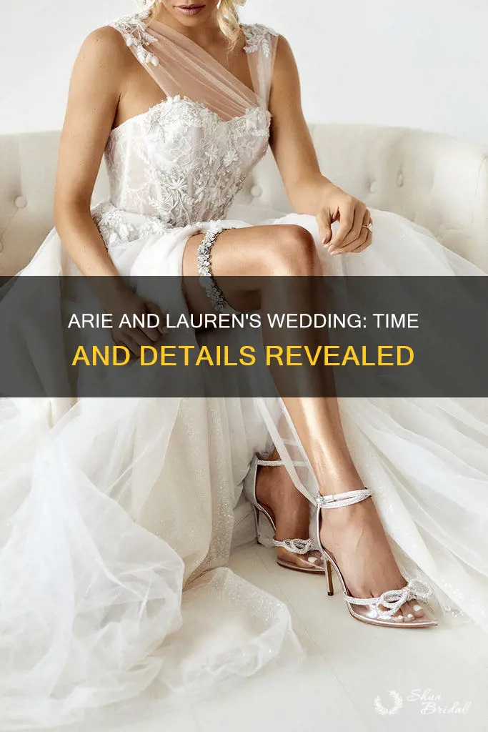 what time is lauren and arie wedding