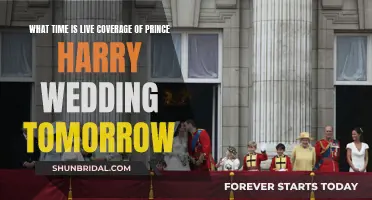 Harry and Meghan's Wedding: Live Coverage Times