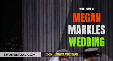 Royal Wedding: Megan Markle's Wedding Time Revealed