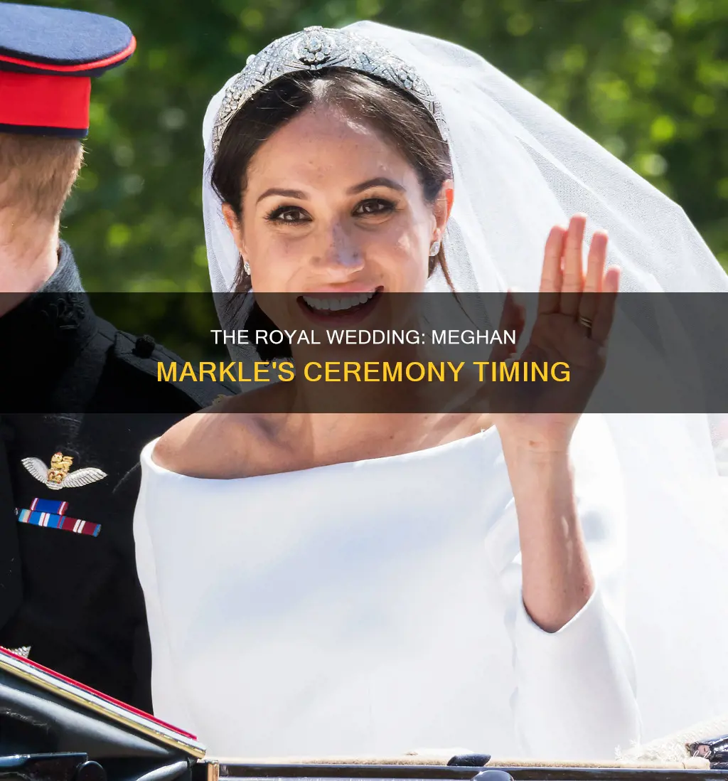 what time is meghan markle wedding