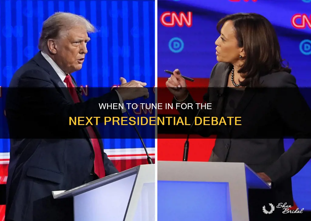 what time is presidential debate on wed