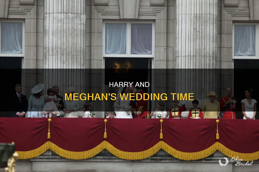 what time is prince harry and meghan