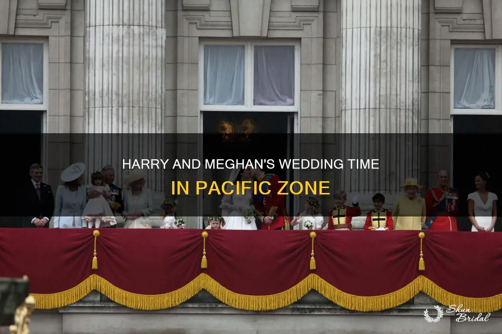 what time is prince harry wedding us pacific timr