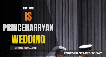 Royal Wedding: Harry and Meghan's Ceremony Time