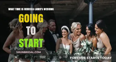 Rebecca Lamb's Wedding Start Time: Everything You Need to Know