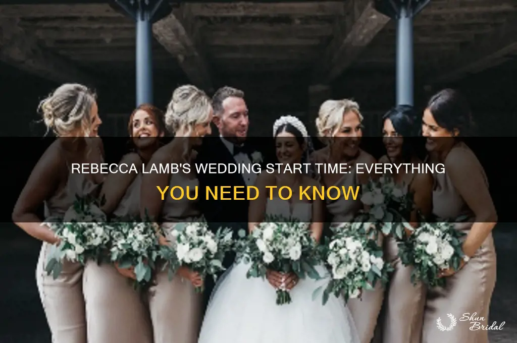 what time is rebecca lamb