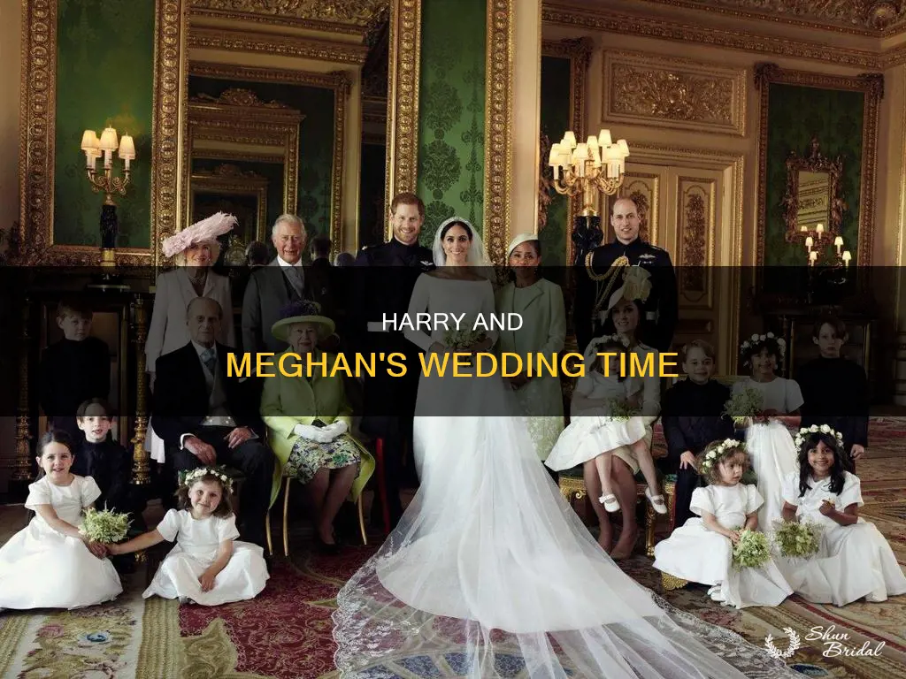 what time is rhe roayal wedding harry and.meghan