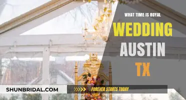 Royal Wedding Austin TX: Start Time and Celebration Details