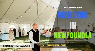 Newfoundland's Royal Wedding Time: When to Tune In